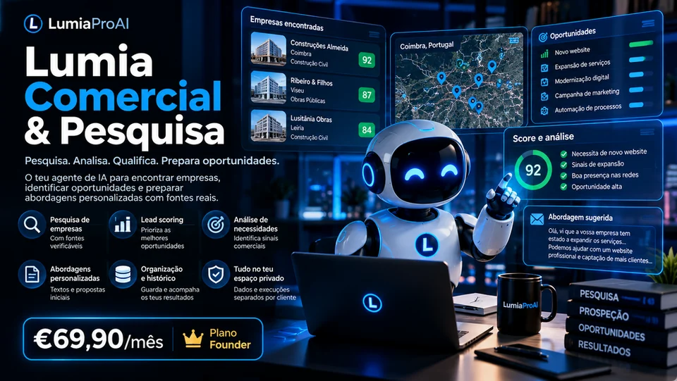 Imagem de apresentação de Lumia Comercial & Pesquisa